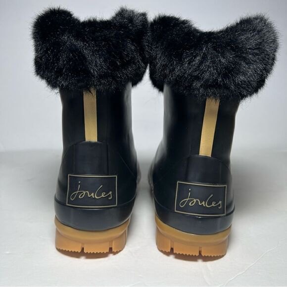 Joules Chilton Womens Short Black Rain Boots 5 - Picture 4 of 12